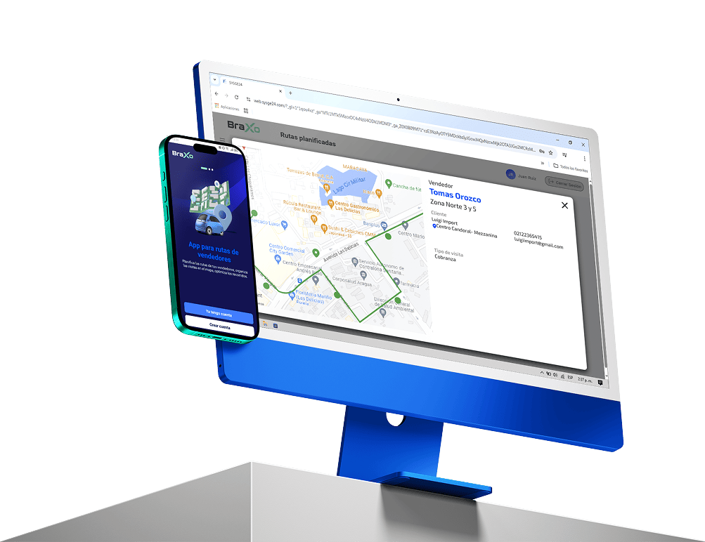 Braxo App herramienta de fuerza de venta